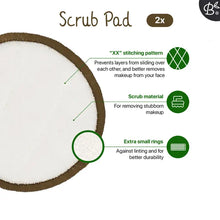 Load image into Gallery viewer, 10 x Reusable Cotton Pads for Makeup Removal