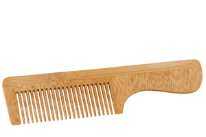 Bamboo Wooden Comb with Handle