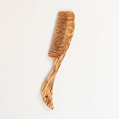 Hand Carved Coconut Wood Comb