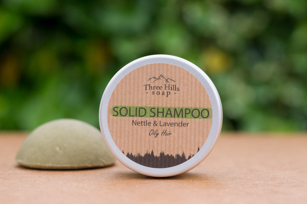 Solid Shampoo for Oily Hair - Nettle & Lavender