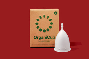 OrganiCup - the menstrual cup that replaces pads and tampons.